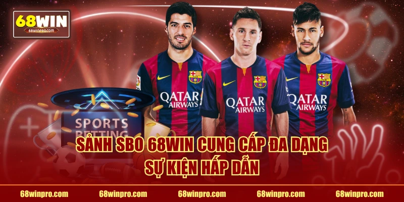 Sảnh Sbo 68WIN cung cấp đa dạng sự hiện hấp dẫn